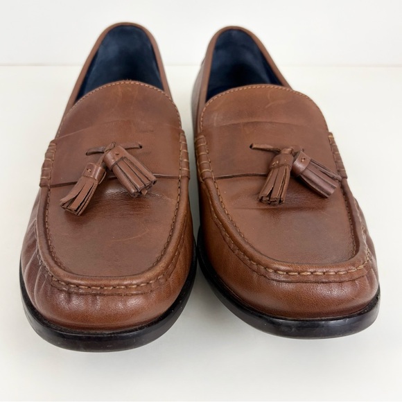Cole Haan Brown Leather Pinch Marine Grand Classic Tassel British Mens Size 11.5 main image 9
